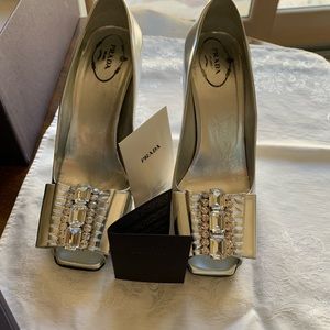 Prada high heels with peep toe, size 38 Italy